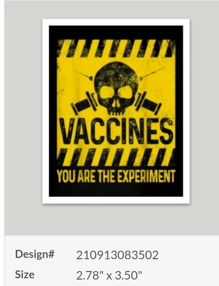 Vaccine 💉 GOV-DID PLANDEMIC HOAX STICKERS 3 Pack LOT YOU ARE THE RESEARCH