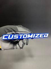 1X Custom Graffiti Font Acrylic Emblem Multicolor Personalized Car text Badge