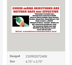 Vaccine 💉 GOV-DID PLANDEMIC HOAX STICKERS 3 Pack LOT YOU ARE THE RESEARCH
