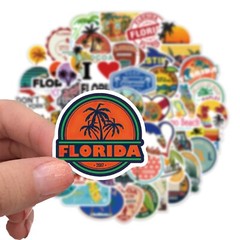 10 Random Florida Stickers FL Sunshine State Decals Laptop Hydro Free Shipping!