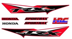 2013 2014 HONDA TRX 400X Decal Sticker OEM kit Red Plastic 400 X EX ATV Quad