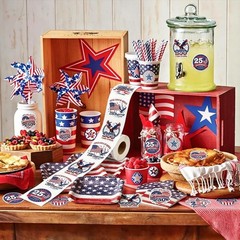 500PCS Patriotic USA Stickers Roll American Flag 250th Anniversary Decals 2026