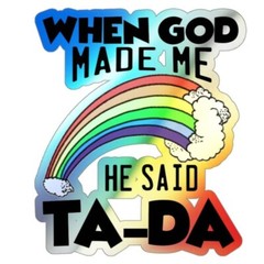 Holographic Stickers “Ta-Da”