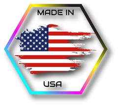 Liberty Waving American Flag Lettering Cut To Shape Vinyl Sticker