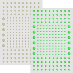 202 Pcs Domed Glow in The Dark Dots Stickers Luminous Wall Ceiling Stickers D…