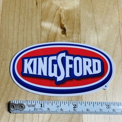 Kingsford Charcoal Grilling Barbecue 3.25″ Glossy Grill Red Logo Sticker Decal