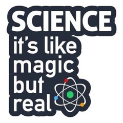 Science its like Magic Funny Sticker Decal pop art physicist