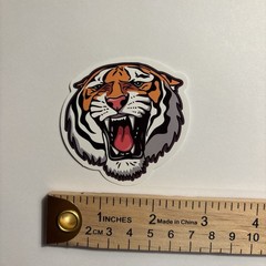 Vinyl Sticker Set Tiger Head Multicolor Animal Art Small B47