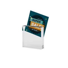 3″ X 3″ Acrylic Block Sign Holder Econoco HVACTK33 (Pack Of 10)