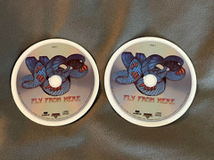 Lot (2) YES 2 1/2″ x 2 1/2″ Band Logo STICKERS FAST! FREE SHIP! Fly From Here
