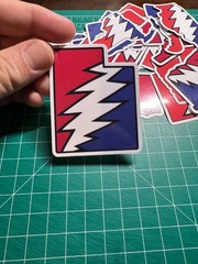 Utah Stealie – Grateful Dead – Laminated Vinyl Sticker 2.5″x3″