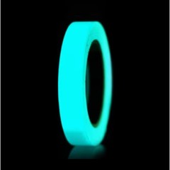 2x Glow-In-Dark Luminous Tape Blue Adhesive Strip Floor Fluorescent 10ft Roll