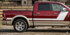 Angled Hockey Sticker Decal Stripe Fits: 09 – 2017 Ram 1500 Quad Crew Cab 3M