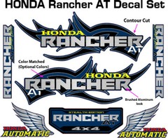 Honda Rancher Decal Graphic Sticker OEM kit Plastic Set Forman ATV Quad Tribal