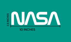 NASA Astronaut Sublimations Iron Stickers T-shirt Hoodies Jackets Hats (3 Pack)