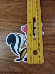 Pepe Le Pew Hugging Blunt 420 Smoking Humor Vinyl Decal Sticker