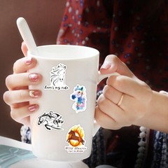 100pcs HORSE Stickers, Horse Merch,Water Bottle Laptop No Residue Stickers, #092