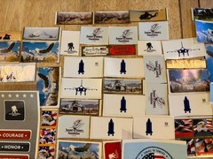 Patriotic Sticker Lot – Charity Organizations – 140 Count – Various Sizes