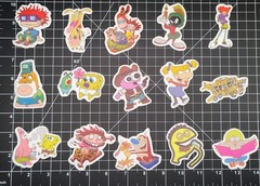 100 Pcs 90s Classic TV Cartoon Stickers Retro Y2K Decal Skateboard Laptop