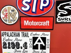 ONE SLP Logo OUTLINE ONLY Die Cut Vinyl Decal Does NOT Fit/Cover Emblems Street