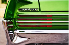 Custom Lazer Cut MULTI COLOR Car Emblem Acrylic Badge Customized Text Names LOGO