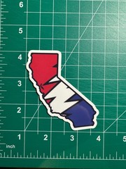 California Stealie – Grateful Dead – Laminated Vinyl Sticker – 2.5″x3″