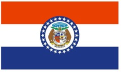 Missouri State Flag Sticker Decal F313