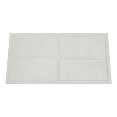 Modern 4 PCS PU Panels Faux Stone Wall Panels White for Interior Wall Decor NEW