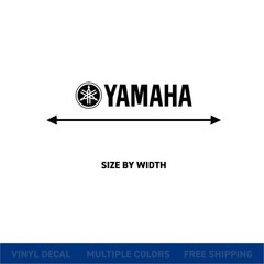 Yamaha Logo Vinyl Decal Sticker | Motorcycle Car Window Bike Graphic | xColors