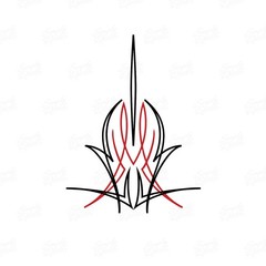 Hot Rod Pinstripe Decal – Vinyl Pinstripe Scrolls for Car Truck and Motorcycle
