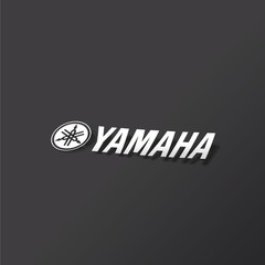 Yamaha Logo Vinyl Decal Sticker | Motorcycle Car Window Bike Graphic | xColors