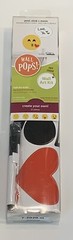 Wall Pops! Create Your Own Emoji Heart Wall Art Kit Decor 27 pcs. 1 Marker
