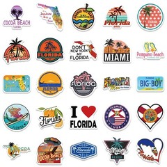10 Random Florida Stickers FL Sunshine State Decals Laptop Hydro Free Shipping!