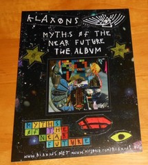 Klaxons Myths of the Near Future Sticker Sheet Promo (rectangle) 8×6