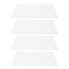 Modern 4 PCS PU Panels Faux Stone Wall Panels White for Interior Wall Decor NEW