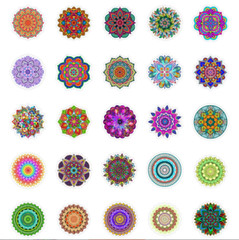50 Pcs Stickers Mandala Boho Symbol Flowers Luggage Skateboard Laptop Car Vinyl