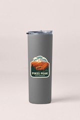 Pikes Peak Colorado Sticker Decal Vinyl Die-Cut Symbolic Landmark Design