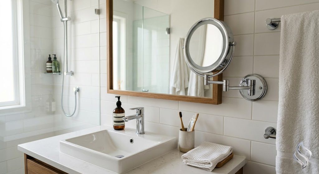 Wall Mounted Magnifying Mirror - Sapana House