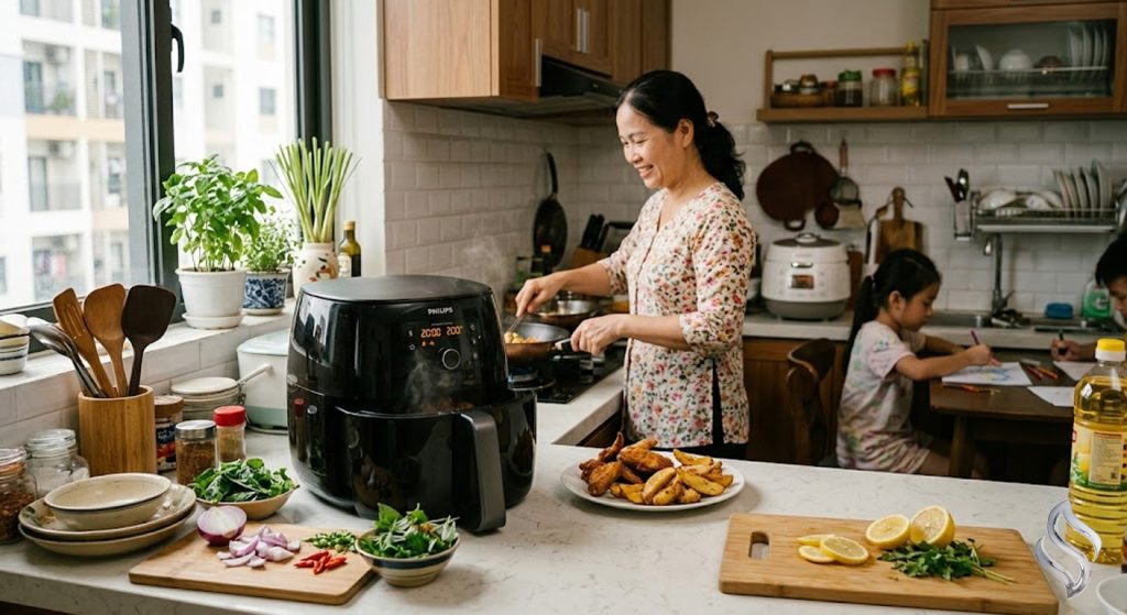 Nồi chiên không dầu - Air Frier - Ultimate Guide - Sapana House
